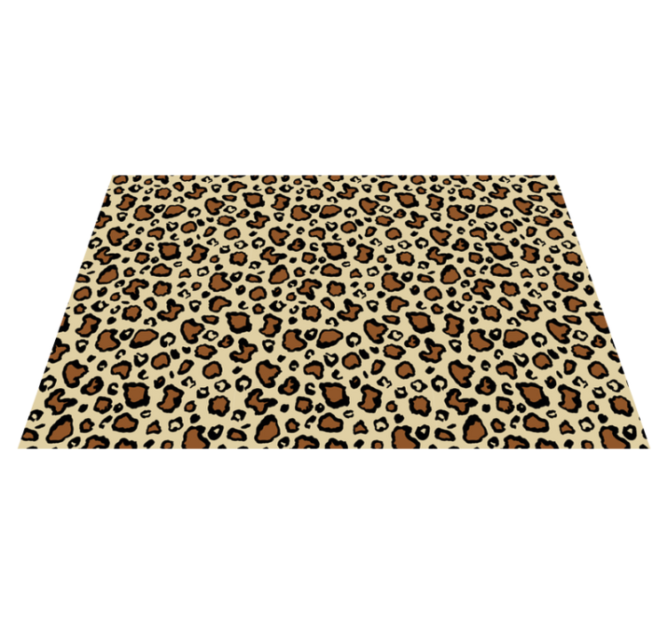 Tappeto vinile stampa animale motivo macchie leopardo - TenStickers
