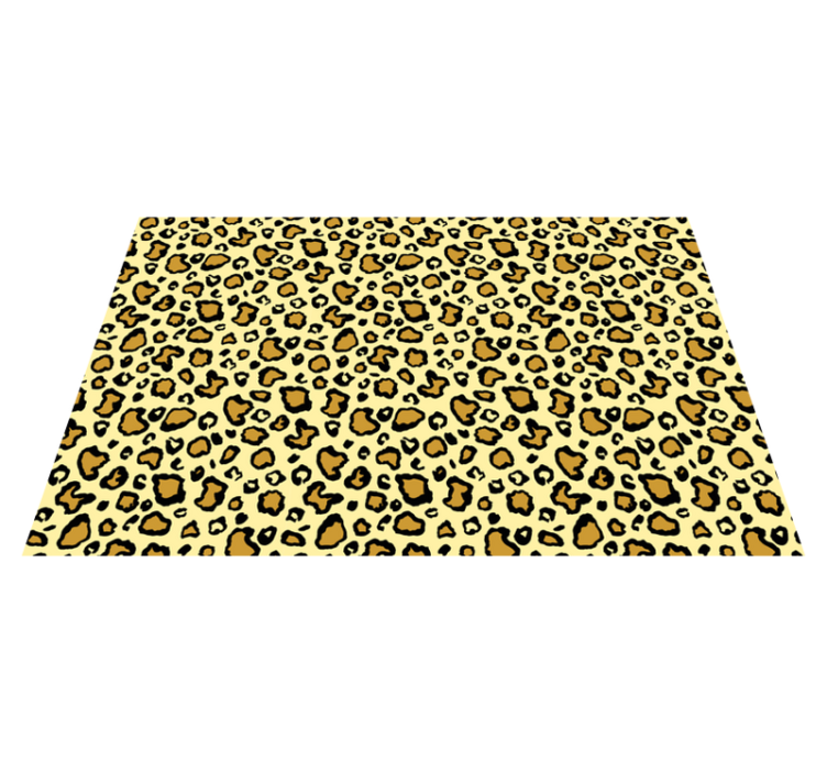 Tappeto vinile stampa animale motivo leopardato giocoso - TenStickers
