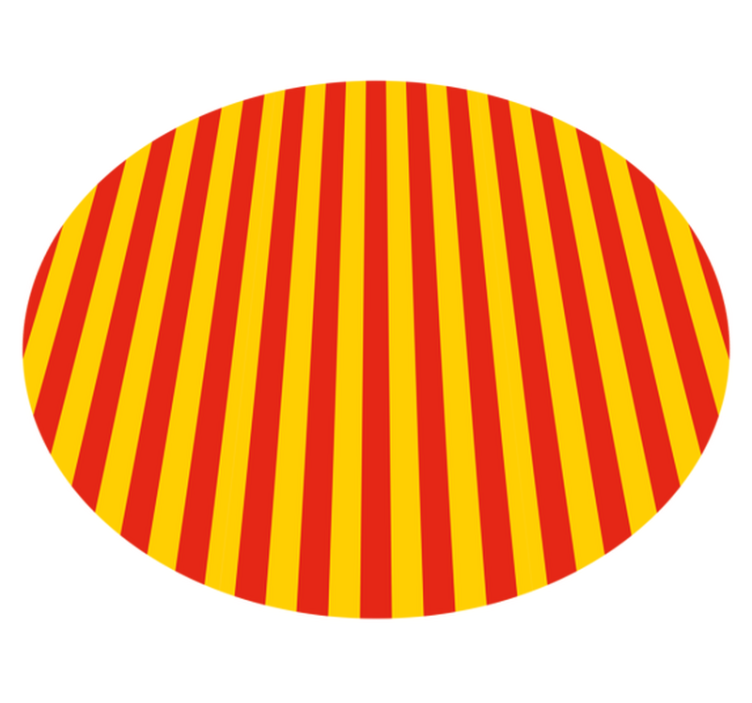 Tappeto vinile strisce display a strisce vivaci - TenStickers