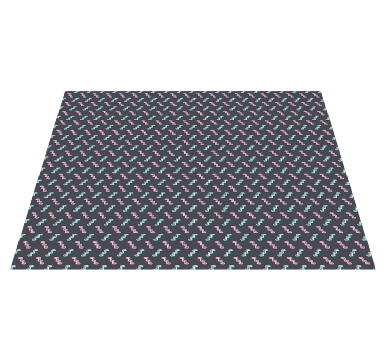 Tappeto vinile per bambini forme ondulate colorate - TenStickers