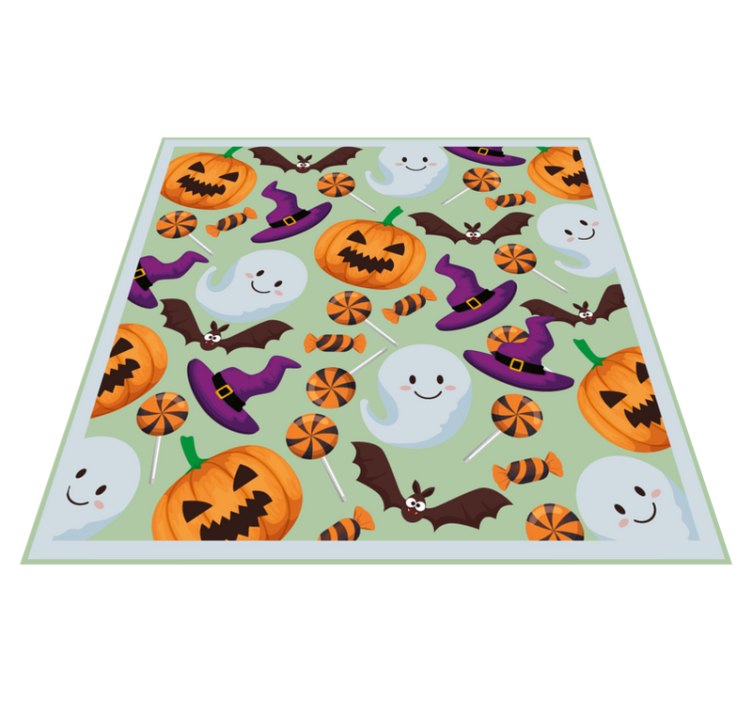 Tappeto vinile halloween atmosfera di halloween - TenStickers