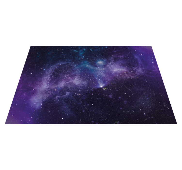 Tappetto vinile stelle scena della galassia cosmica - TenStickers