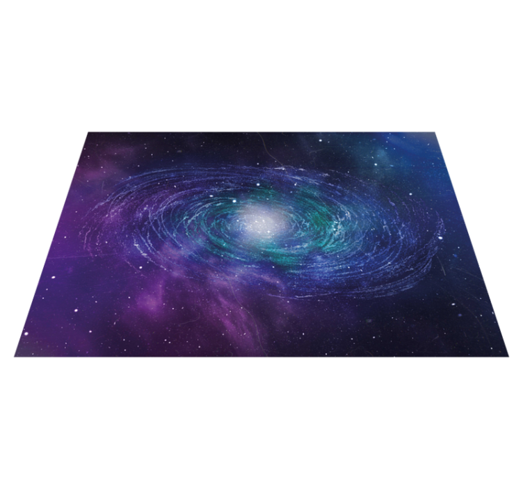 Tappetto vinile stelle modello di vortice galattico - TenStickers