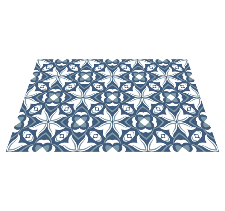 Tappeto vinile piastrelle graziosi elementi botanici - TenStickers