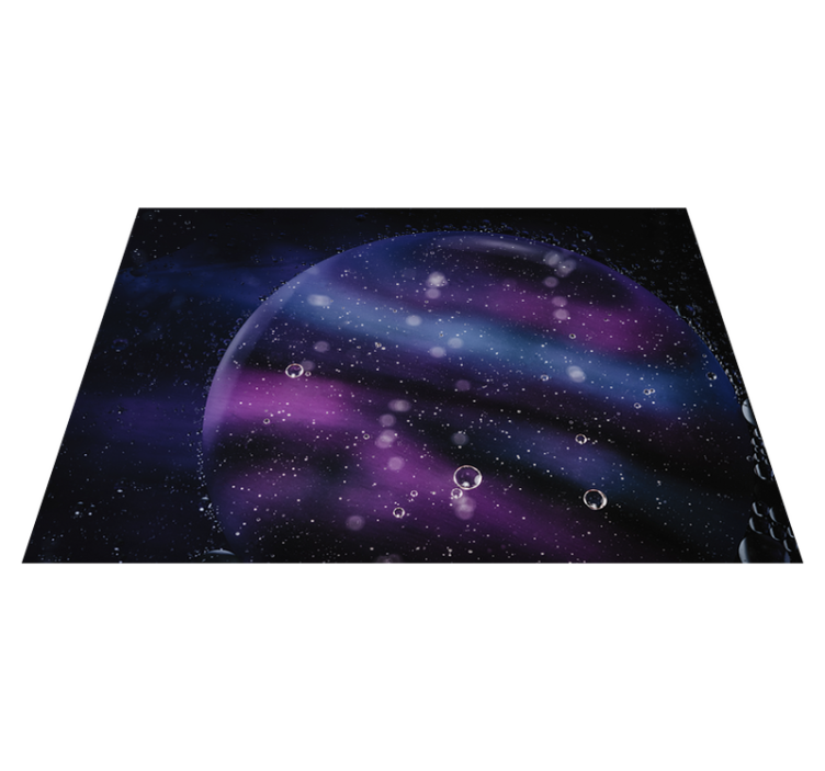Tappetto vinile stelle illusione di bolla cosmica - TenStickers