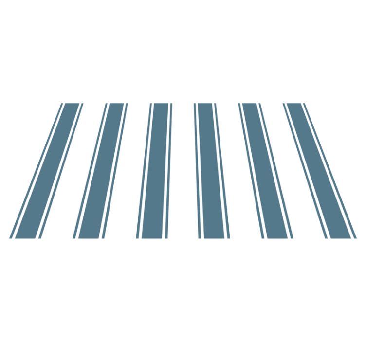 Tappeto vinile strisce modello contemporaneo - TenStickers