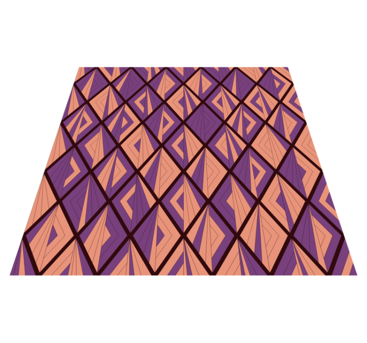 Tappeto vinile geometrico armonia del motivo geometrico - TenStickers