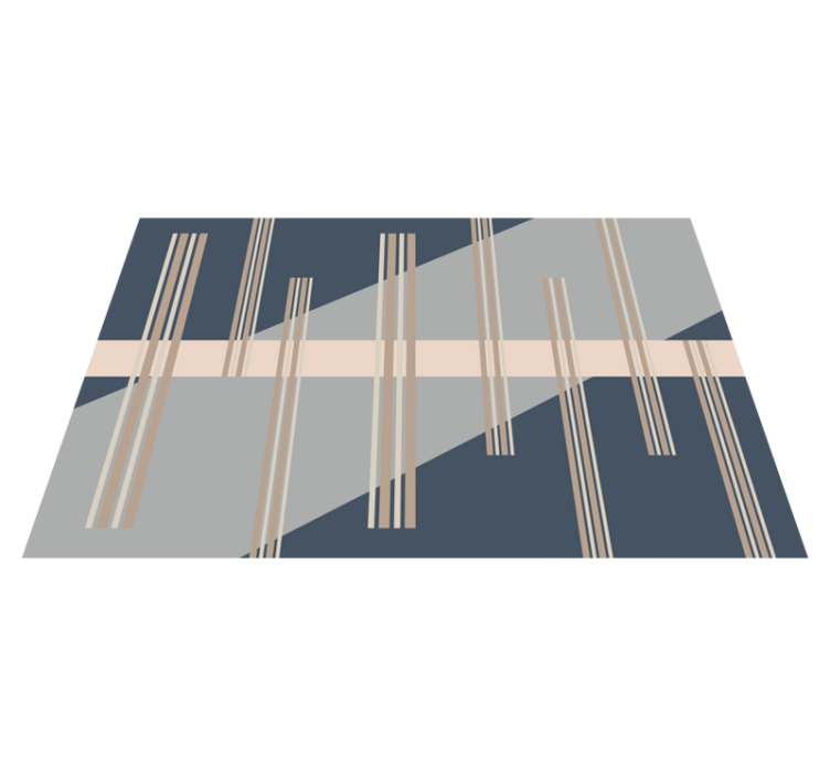 Tappeto vinile strisce estetica a strisce - TenStickers