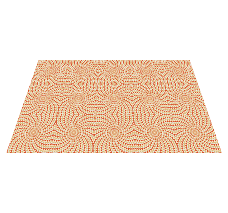 Tappeto vinile Mandala dettaglio del modello mandala - TenStickers