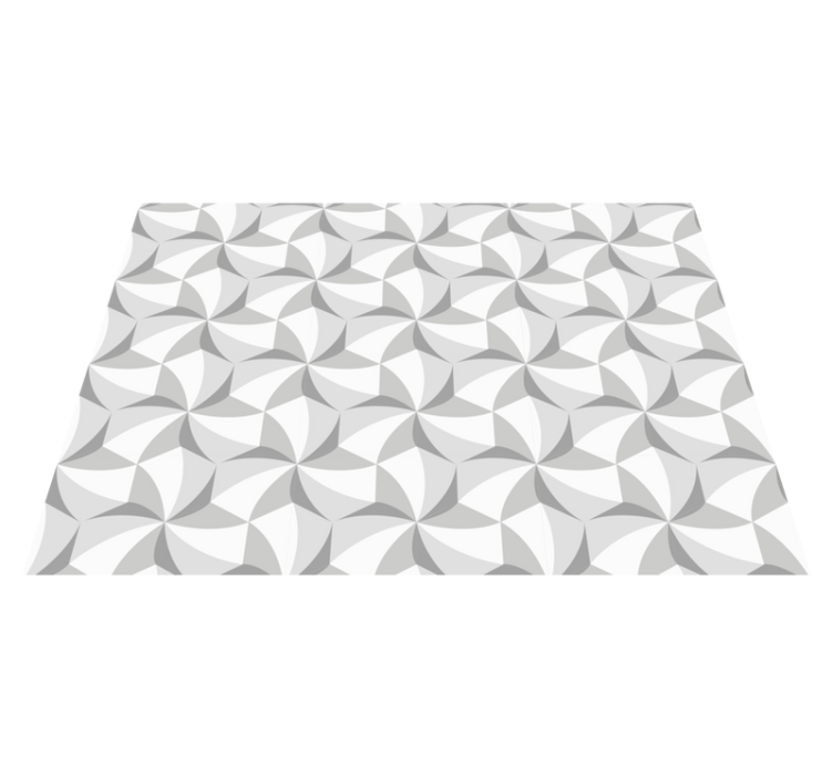 Tappeto vinile geometrico modello astratto - TenStickers