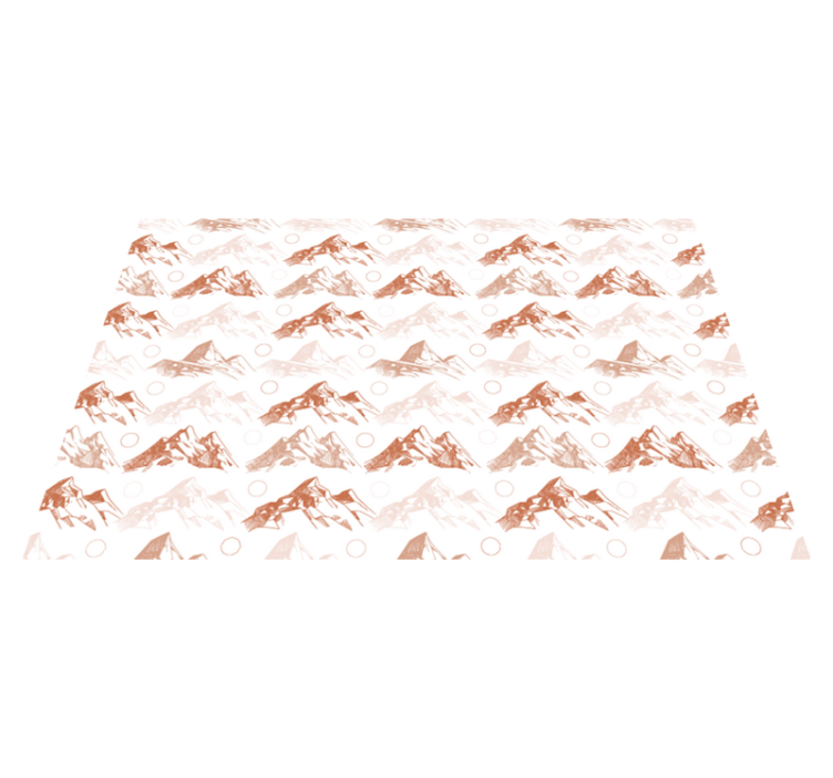 Tappeto vinile natura modello di montagna - TenStickers