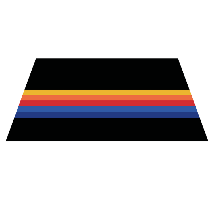 Tappeto vinile strisce accento minimalista a strisce - TenStickers