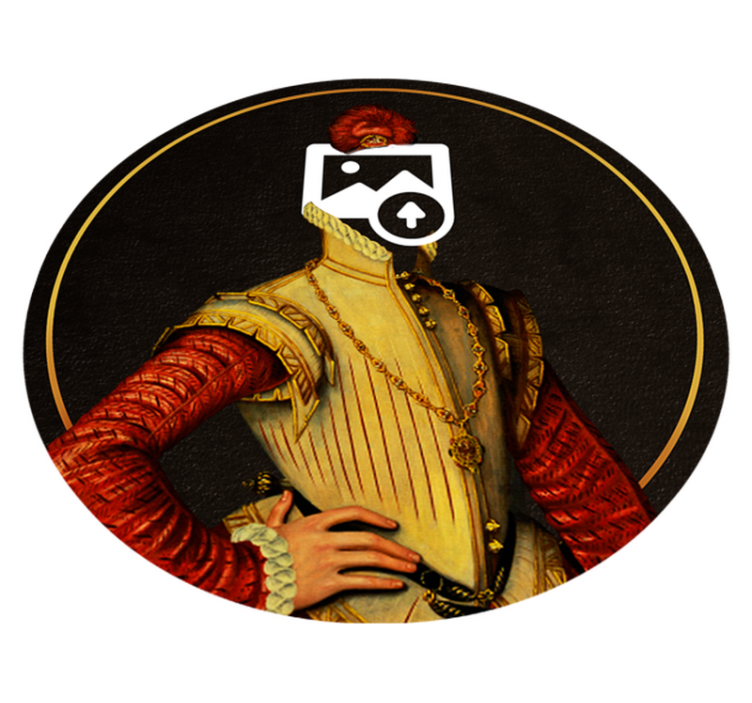 Tappeto in vinile cane aristocratico ciotola - TenStickers