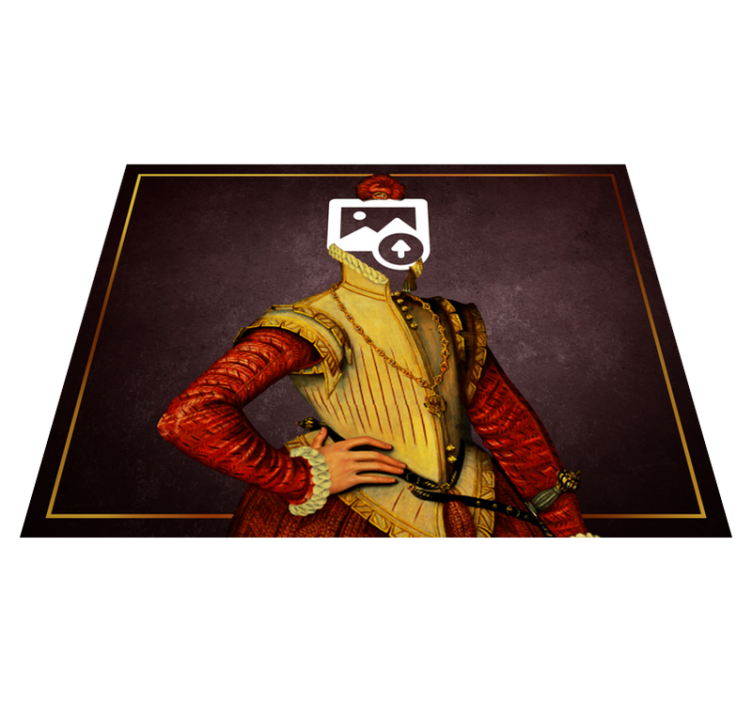 Tappeto in vinile gatto aristocratico - TenStickers