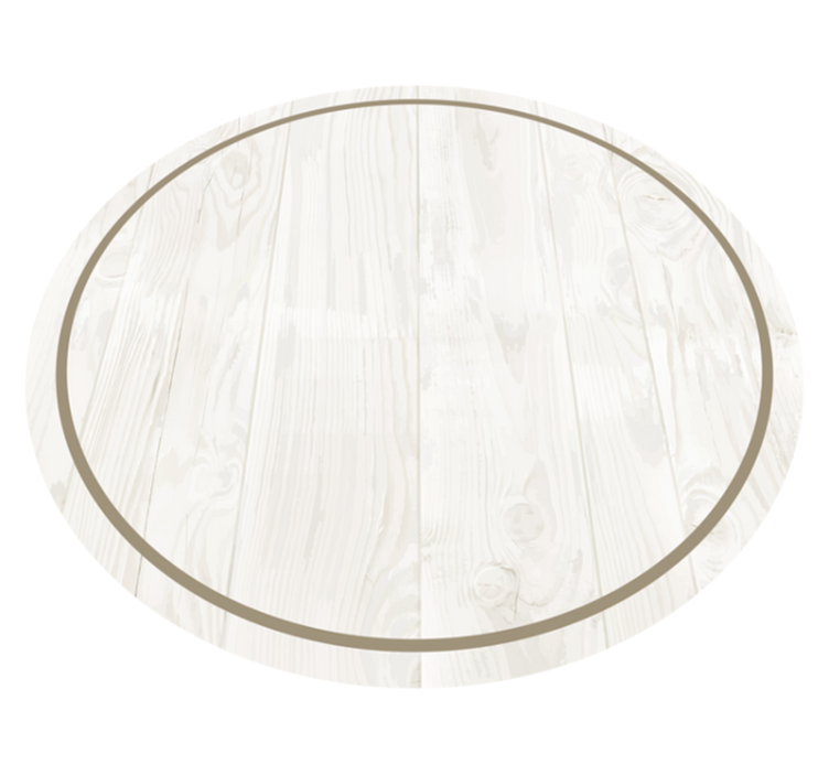 Tappeto in vinile retro/vintage legno bianco - TenStickers