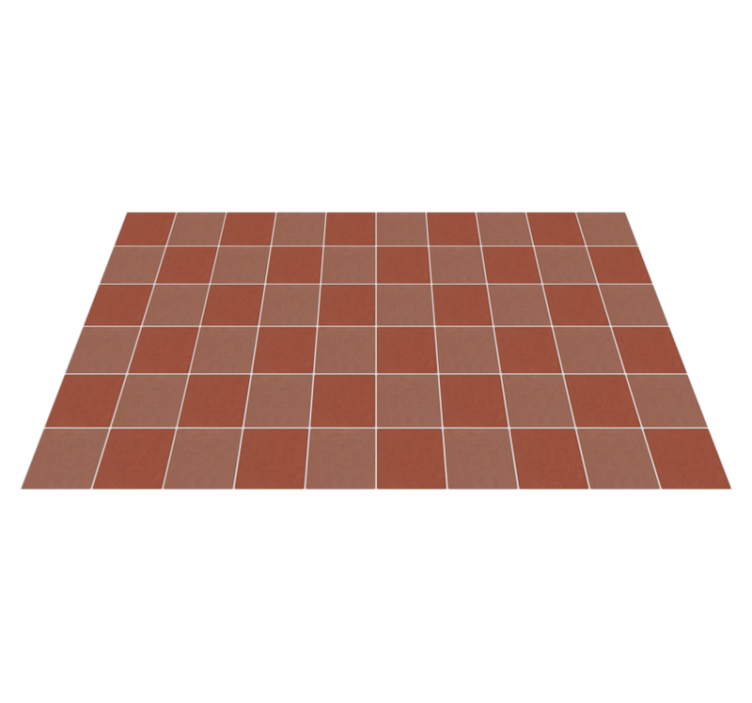 Tappeto in vinile marrone piastrelle di Siena - TenStickers