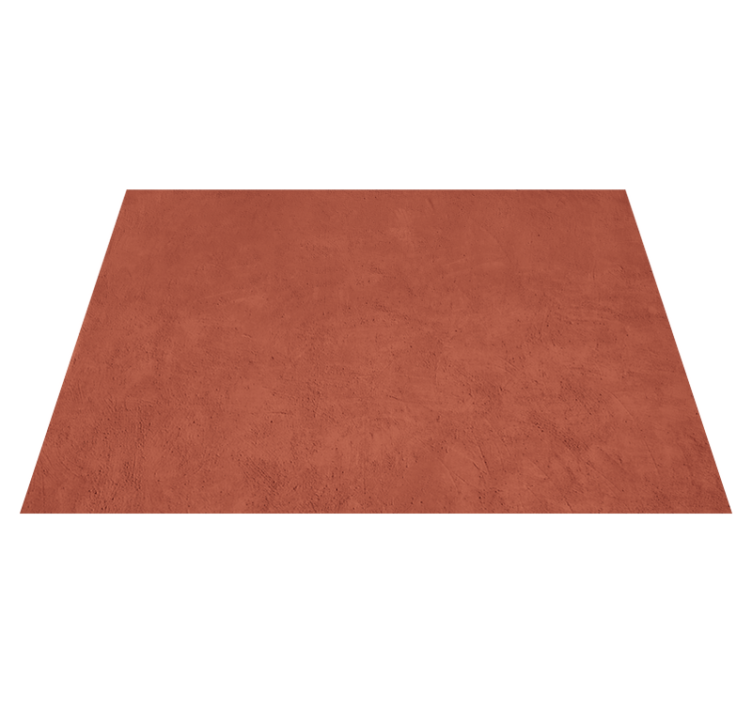 Tappeto in vinile colore terra siena naturale - TenStickers