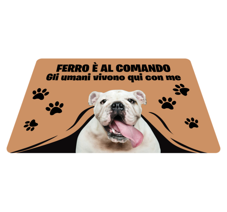 Tappeto in vinile ricezione foto personalizzate - TenStickers