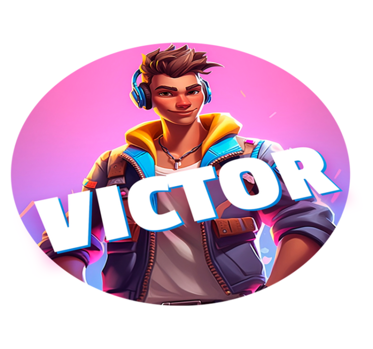 Tappeto in vinile personaggio maschile con nome - TenStickers