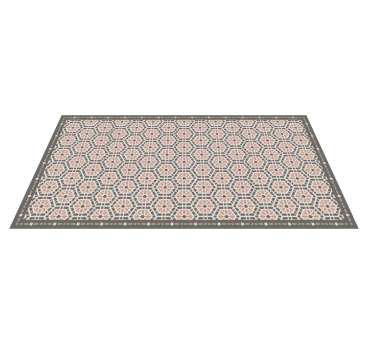 Tappeto in vinile piastrelle idrauliche gotico - TenStickers