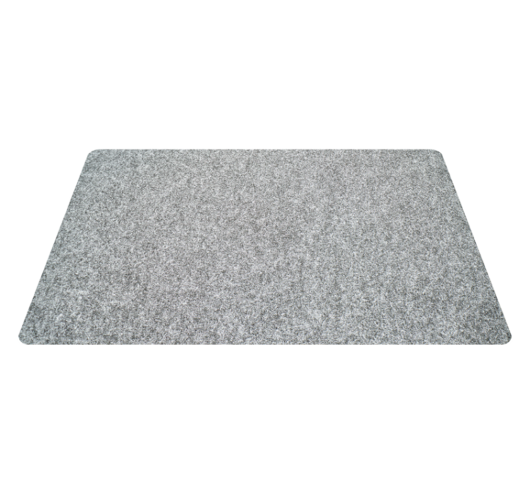 Tappeto in vinile ufficio texture grigia - TenStickers