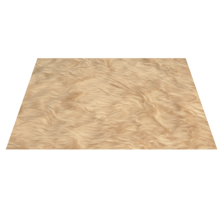 Tappeto vinile sala da pranzo disegno effetto lana - TenStickers