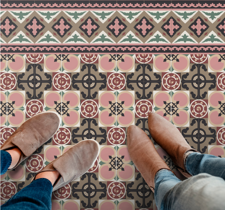 Tappeto pvc cucina motivo botanico retrò - TenStickers