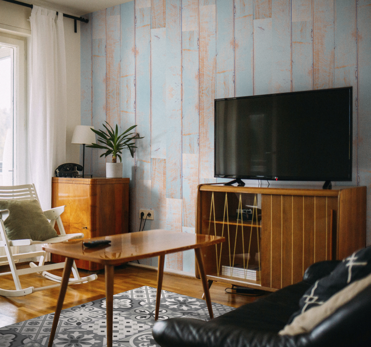 Tappeto in vinile stile geometrico piastrelle - TenStickers