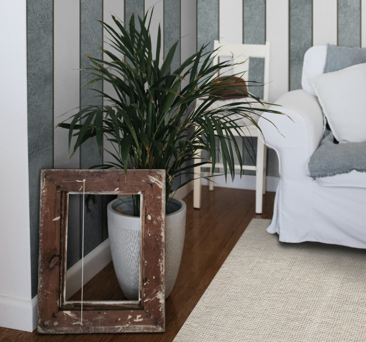 Tappeto in vinile stile nordico Trama di cotone beige naturale - TenStickers