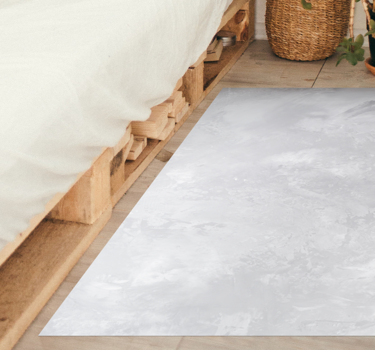 Tappeto in vinile pietre Cemento grigio chiaro - TenStickers