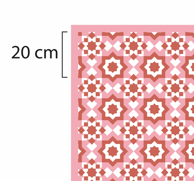 Tappeto vinile piastrelle disegno di piastrelle a mosaico - TenStickers