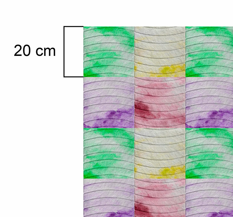 Tappeto in vinile salone piastrelle di Ramblas - TenStickers