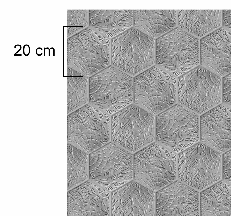 Tappeto in vinile piastrelle di Gaudí macchiate - TenStickers