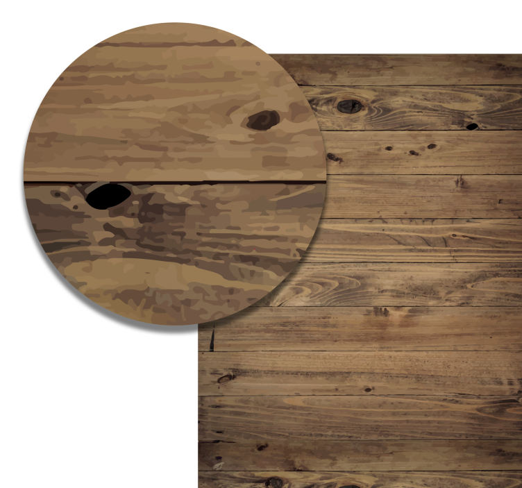 Tappeto pvc cucina legno usurato - TenStickers