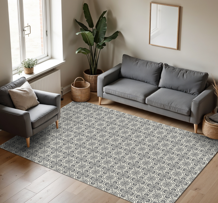 Tappeto vinile mosaico elegante schema a mosaico - TenStickers