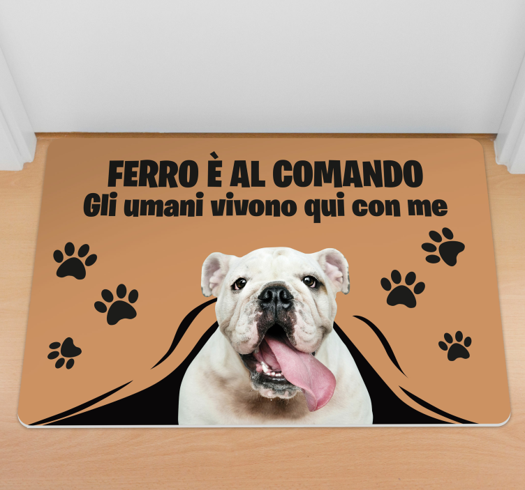 Tappeto in vinile ricezione foto personalizzate - TenStickers