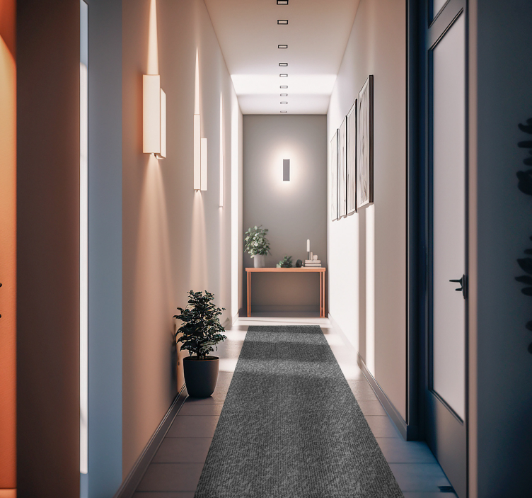 Tappeto in pvc colore grigio - TenStickers