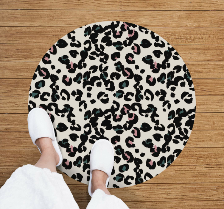 Tappeto in vinile leopardato - TenStickers