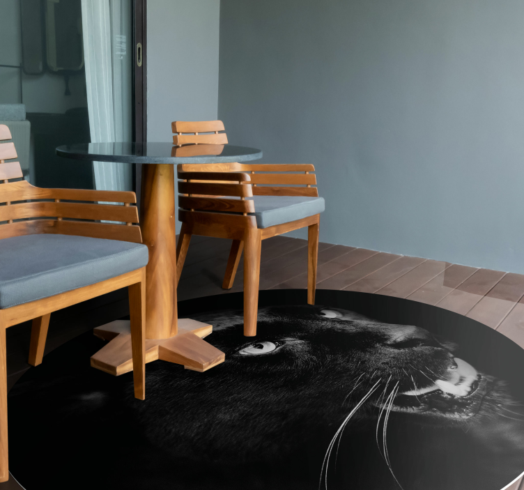 Tappeto in vinile con pantera - TenStickers