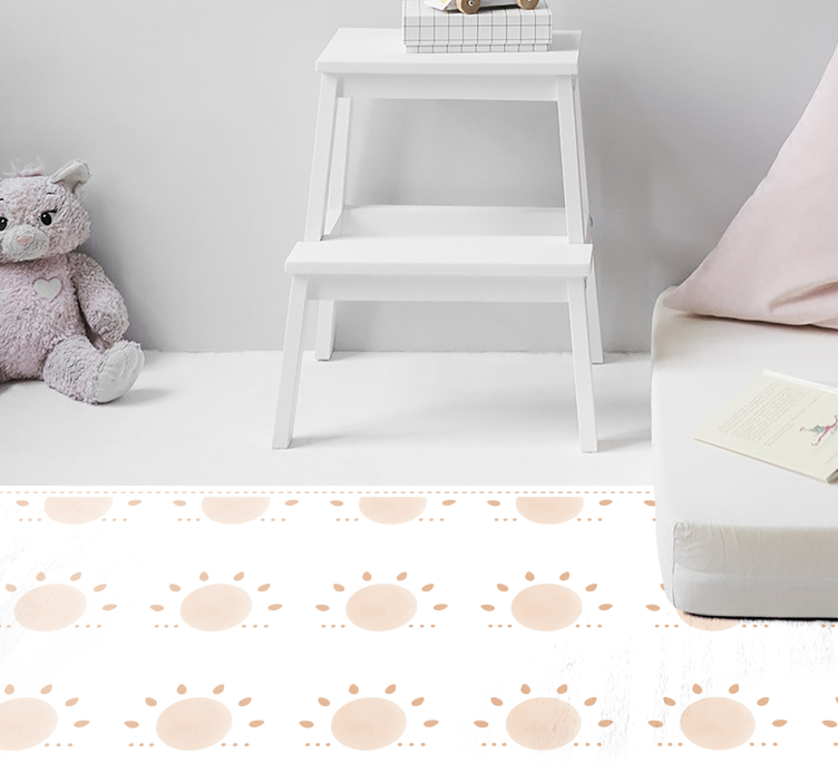 Tappeto in vinile con sole - TenStickers