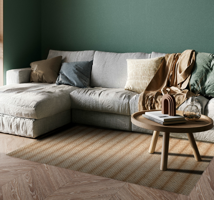 Tappeto in vinile con testi tappeto in juta - TenStickers