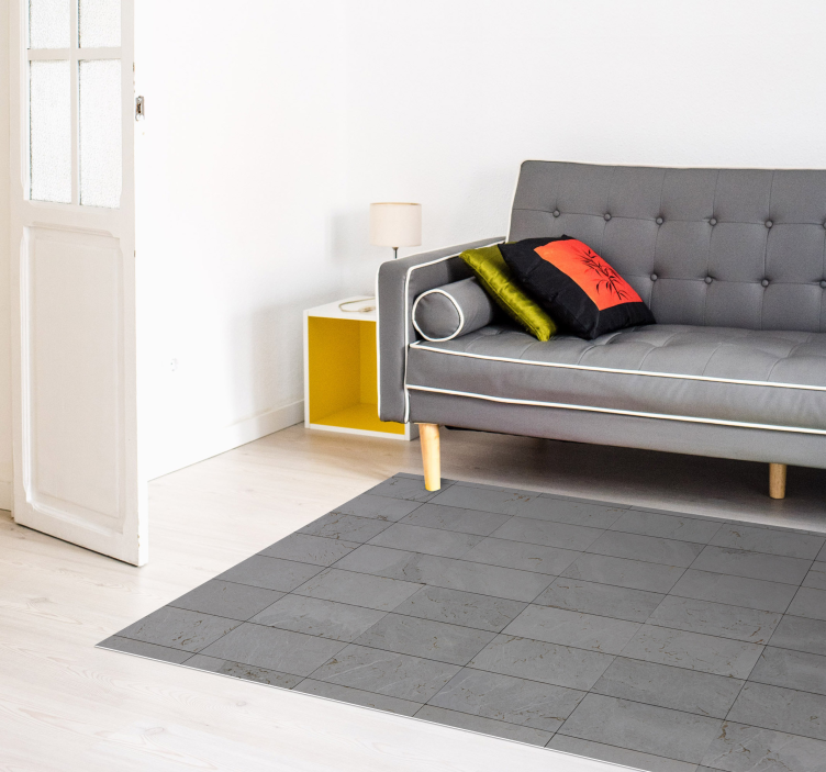 Tappeto in vinile effetto cemento - TenStickers