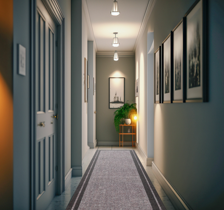 Tappeto in vinile effetto moderno oscuro - TenStickers