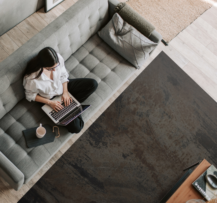 Tappeto in vinile ferro industriale - TenStickers