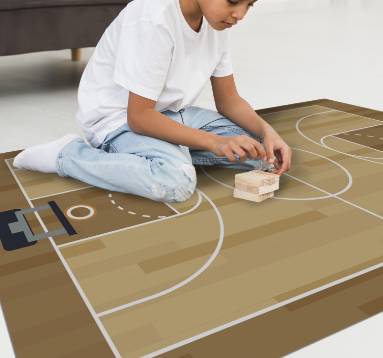 Tappeto in vinile per ragazzi di basket - TenStickers