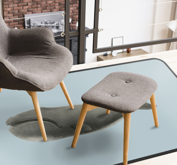 Tappeto vinile animali disegno della sagoma della balena - TenStickers