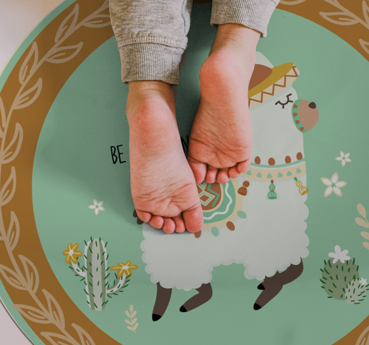 Tappeto vinile animali essere fantastico - TenStickers