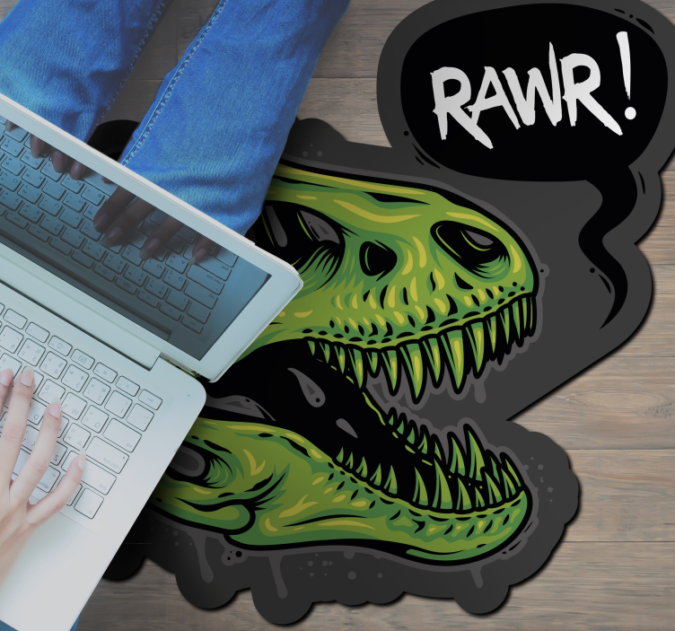 Tappeto vinile animali grafica dei dinosauri - TenStickers