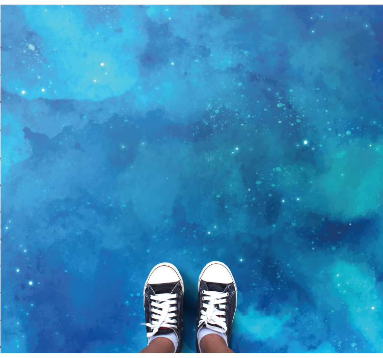 Tappeto vinile per ragazzi cielo notturno - TenStickers