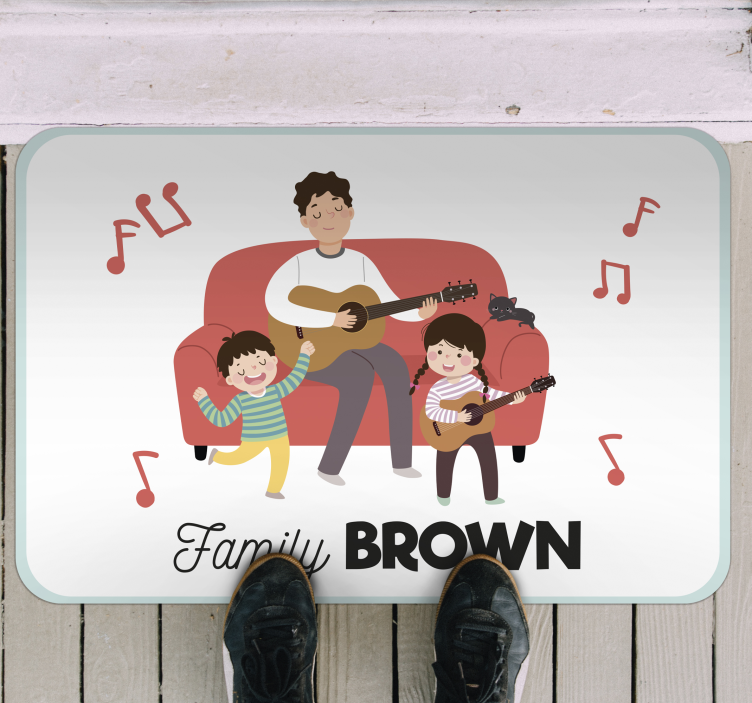 Zerbino pvc cognome musicale - TenStickers